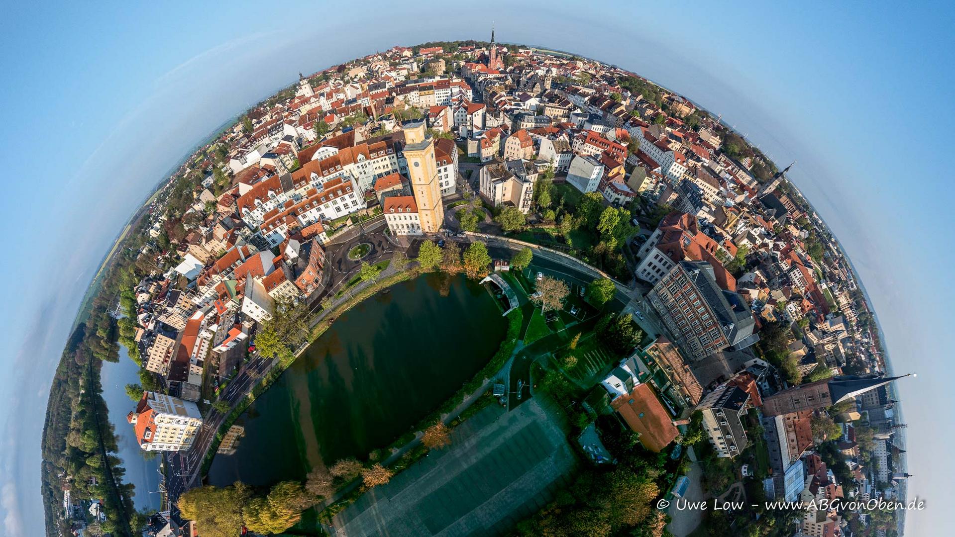 Stadtpanorama Altenburg - Luftbild