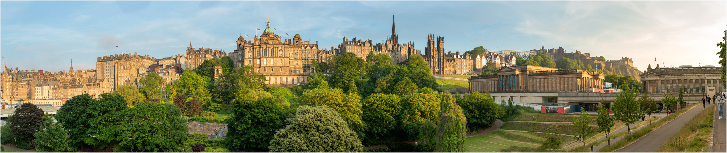 Stadtpanorama Edinburgh