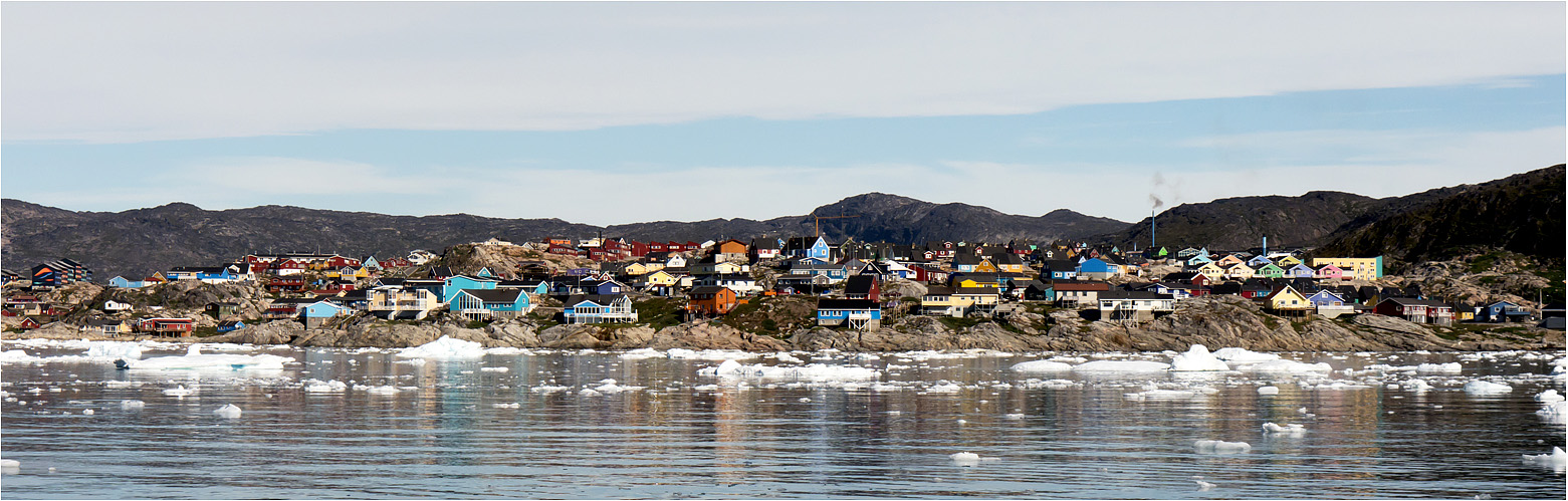 Stadtpanorama Ilulissat..