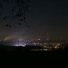 Stadtpanorame bei Nacht