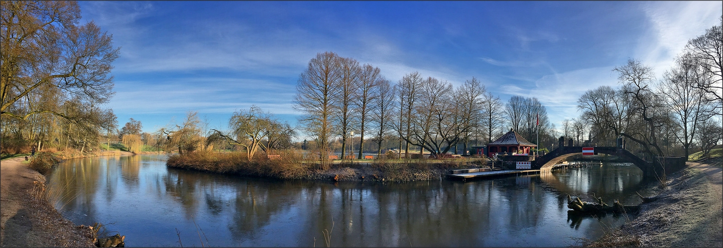 * Stadtpark im Winter...