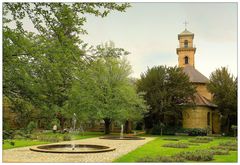 Stadtpark mit Auferstehungskirche