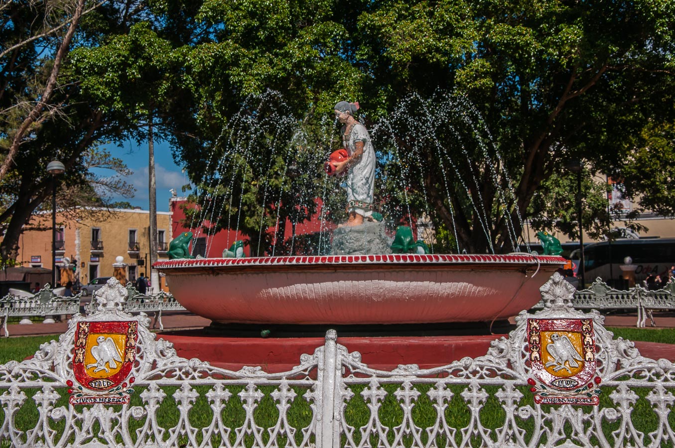 Stadtpark von Valladolid (Yucatán)