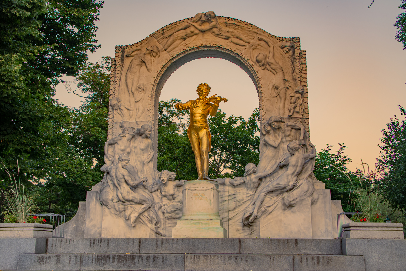 Stadtpark Wien Johann Strauss Denkmal