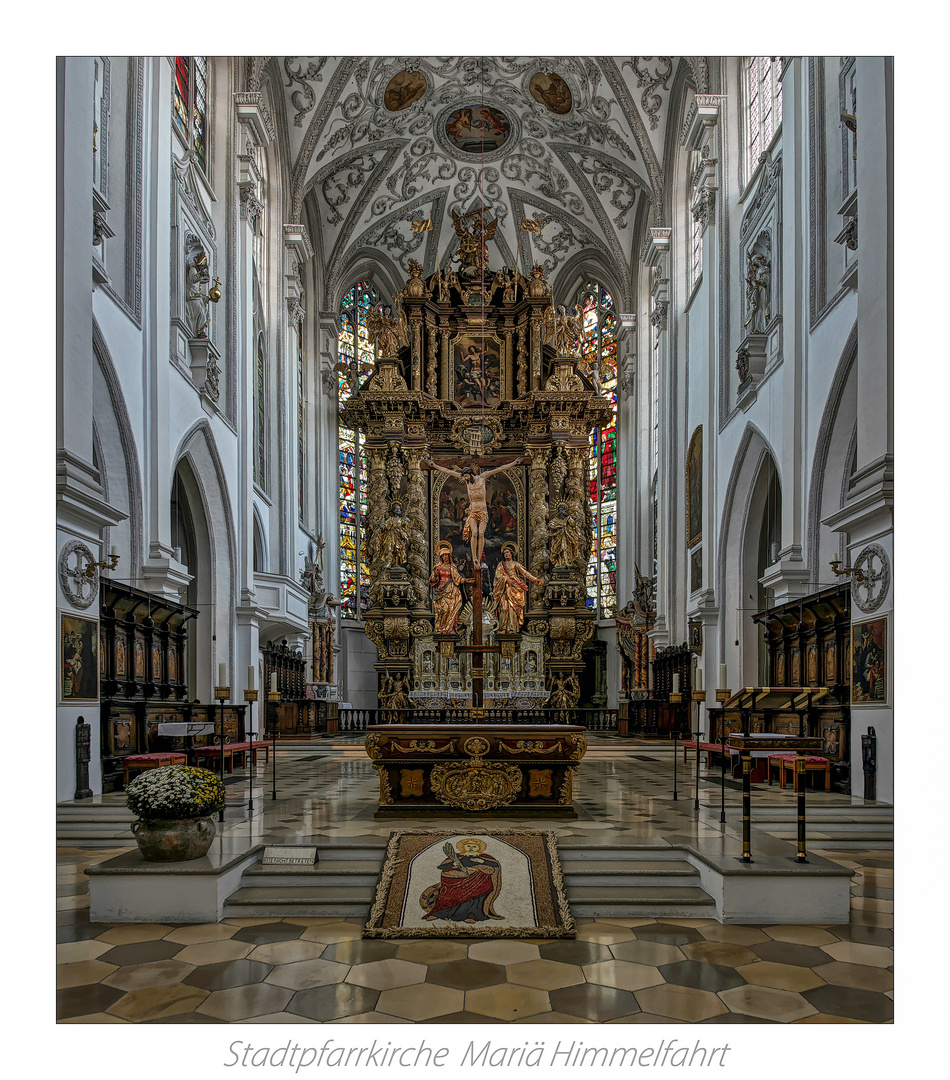 Stadtpfarrkirche Mariä Himmelfahrt (Landsberg am Lech) " Gott zu Gefallen... "