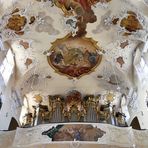 Stadtpfarrkirche St. Jakob Pfullendorf Blick zur Orgel