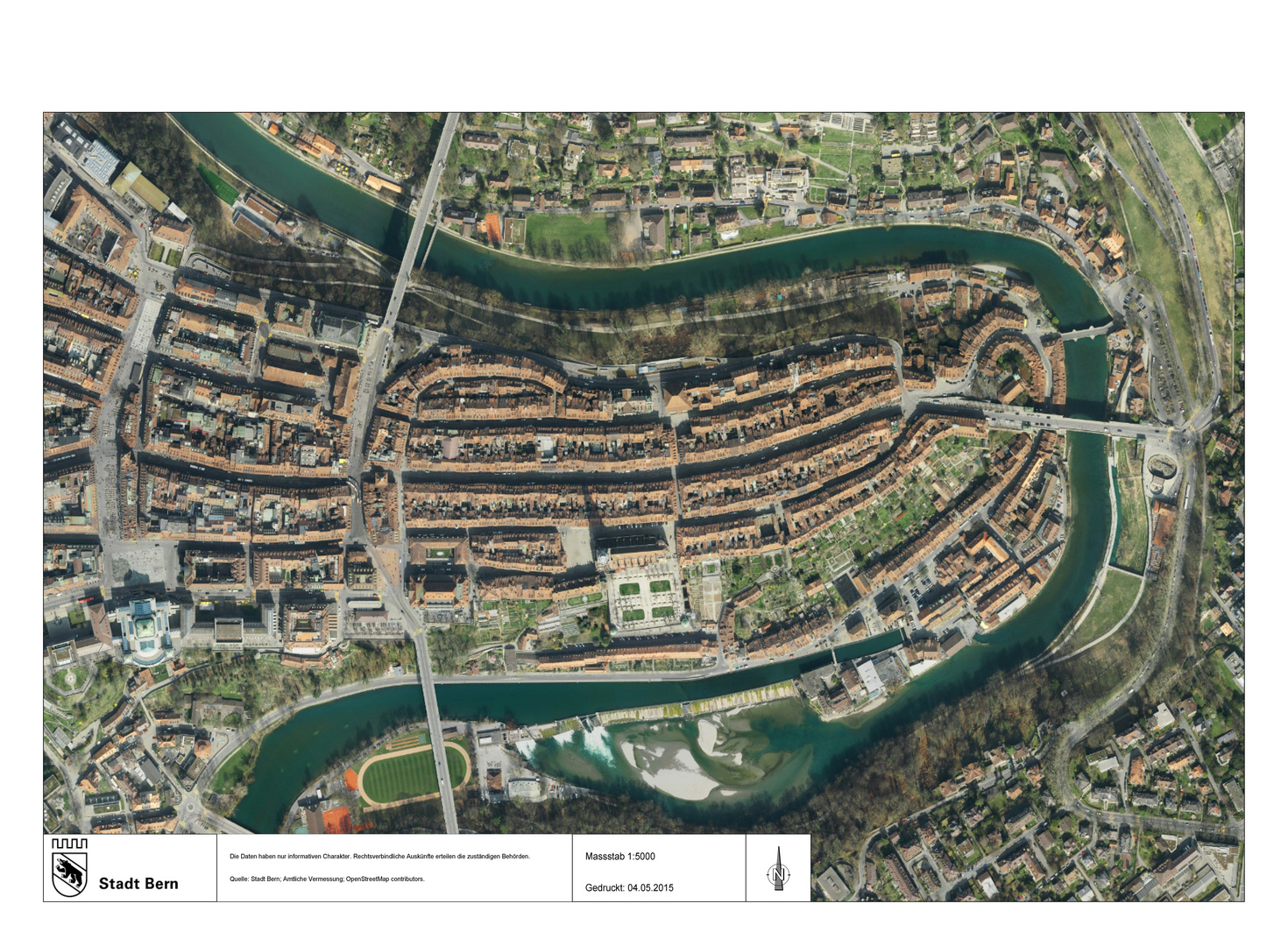 Stadtplan Bern