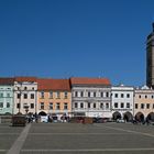 Stadtplatz Budweis mit schwarzen Turm