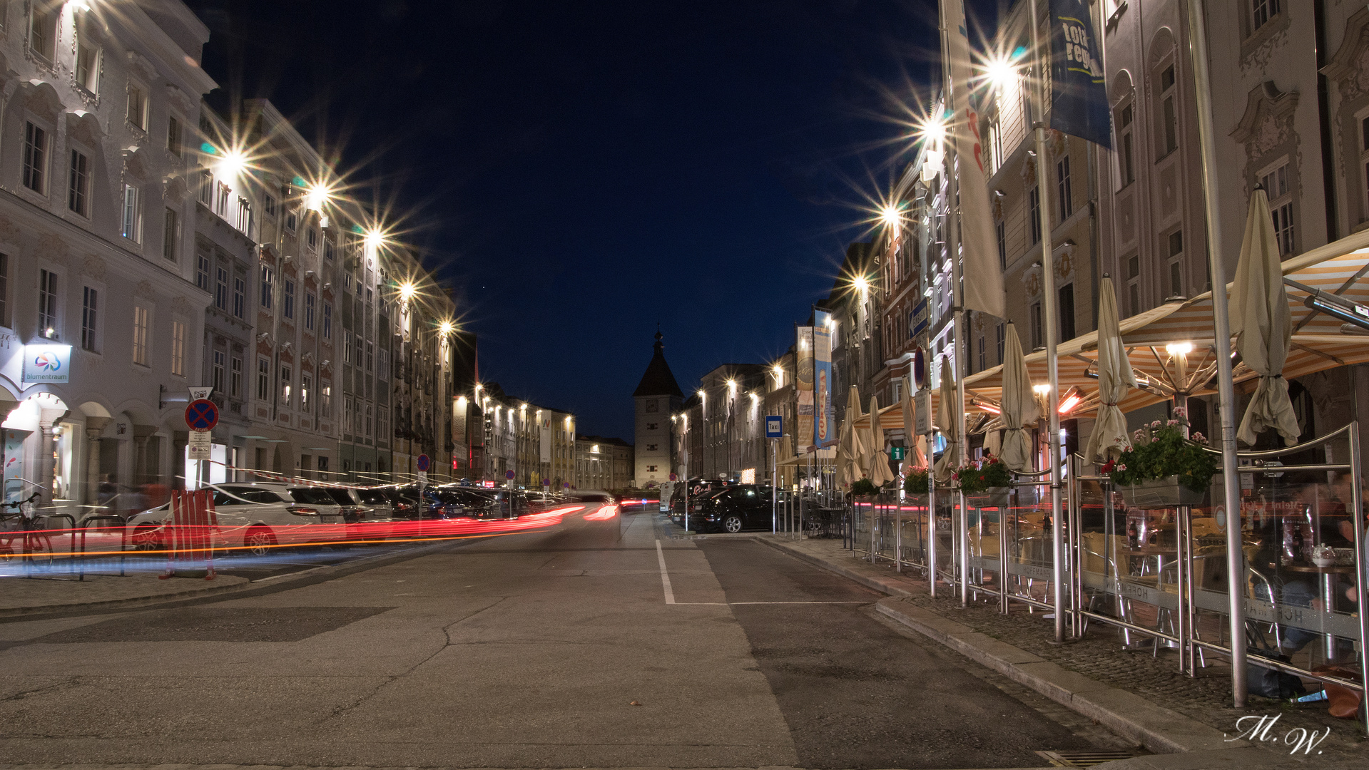 Stadtplatz Wels bei Kaffee Hoffmann