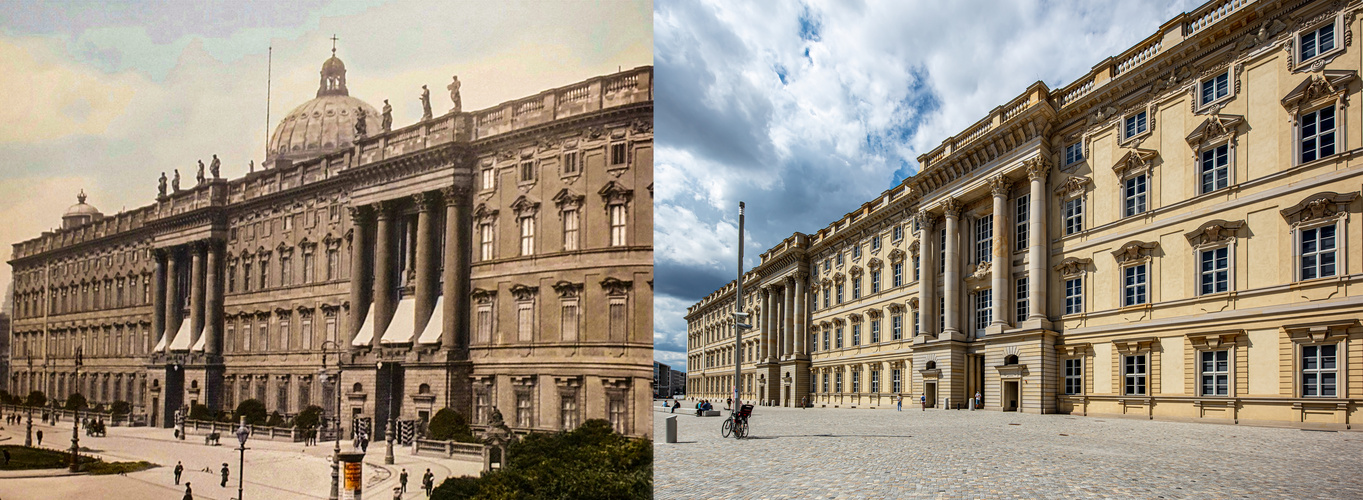 Stadtschloss früher heute