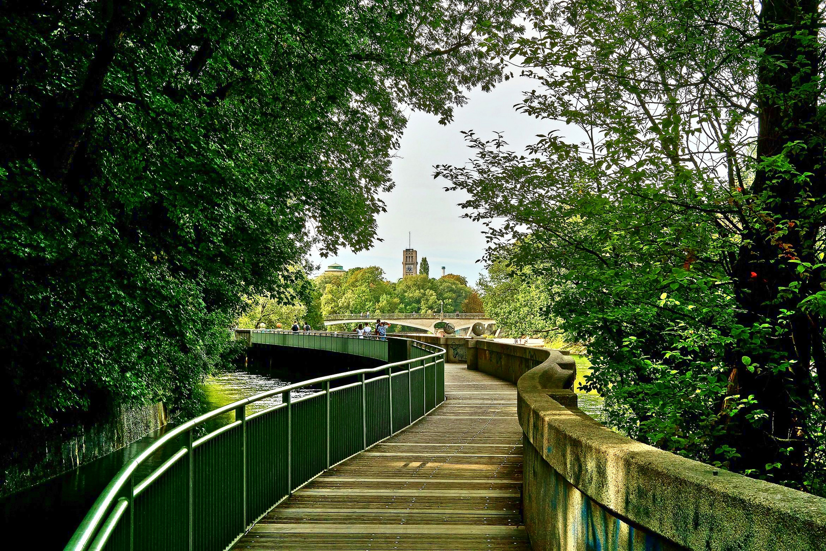 Stadtspaziergang - München Isar