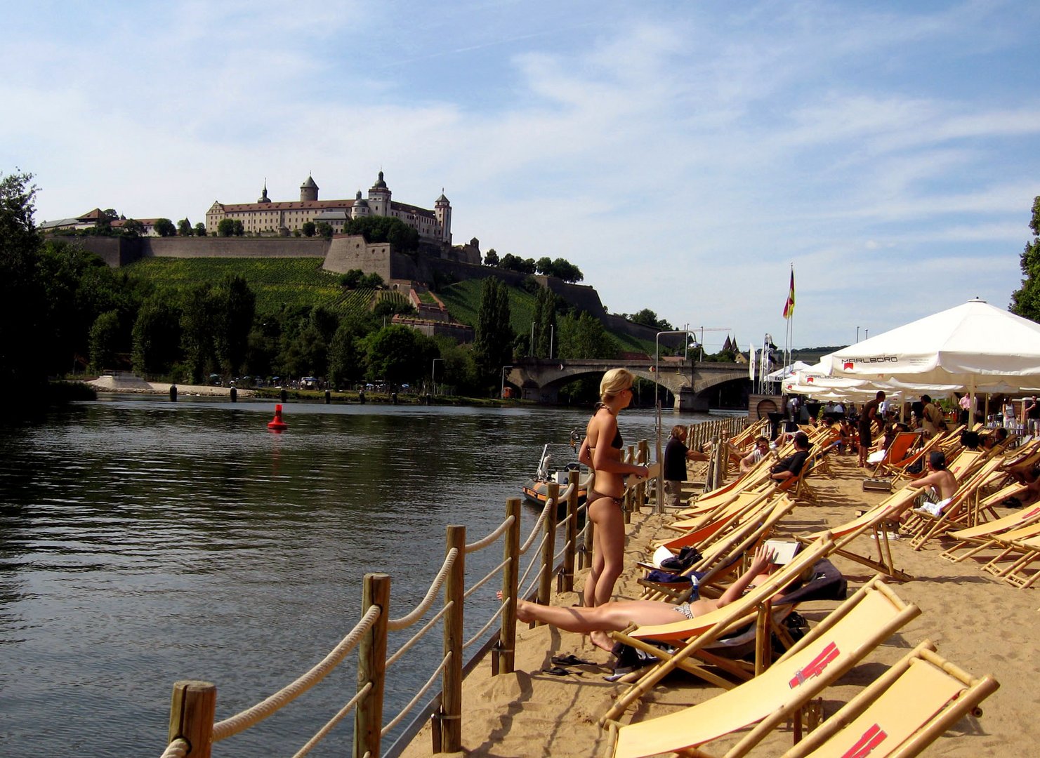 Stadtstrand von Würzburg