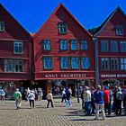 Stadtteil Brygge in Bergen