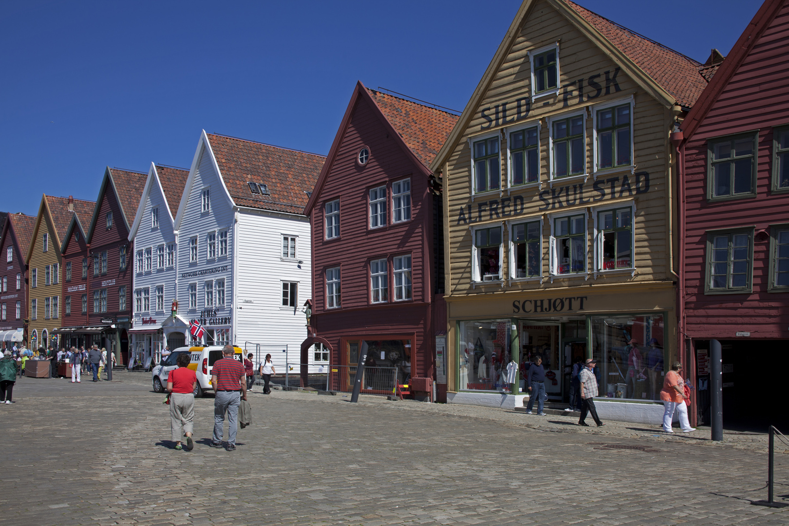 Stadtteil Brygge in Bergen