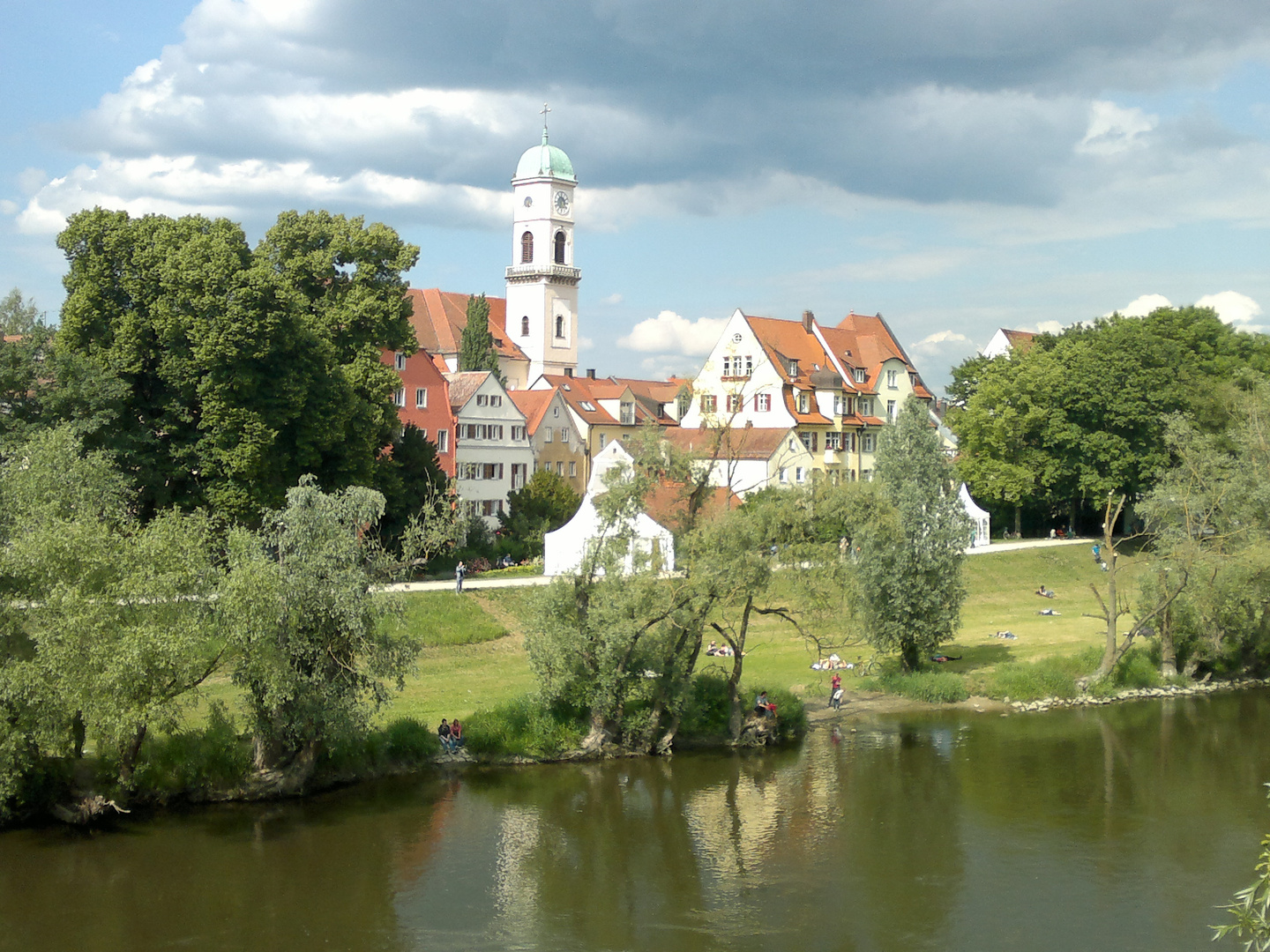 Stadtteil Stadtamhof in Regensburg