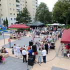 Stadtteilfest in einer Wohnsiedlung in C-R  NRW