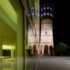 Stadttheater und Wasserturm in Gütersloh