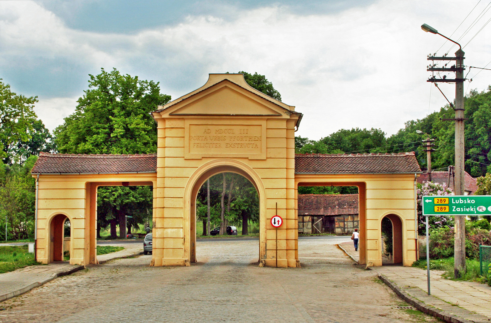 Stadttor in Brody (Pförten), polnische Niederlausitz