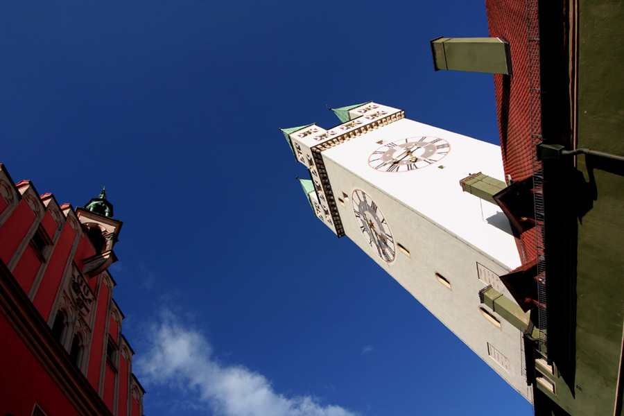 stadtturm mit rathaus straubing