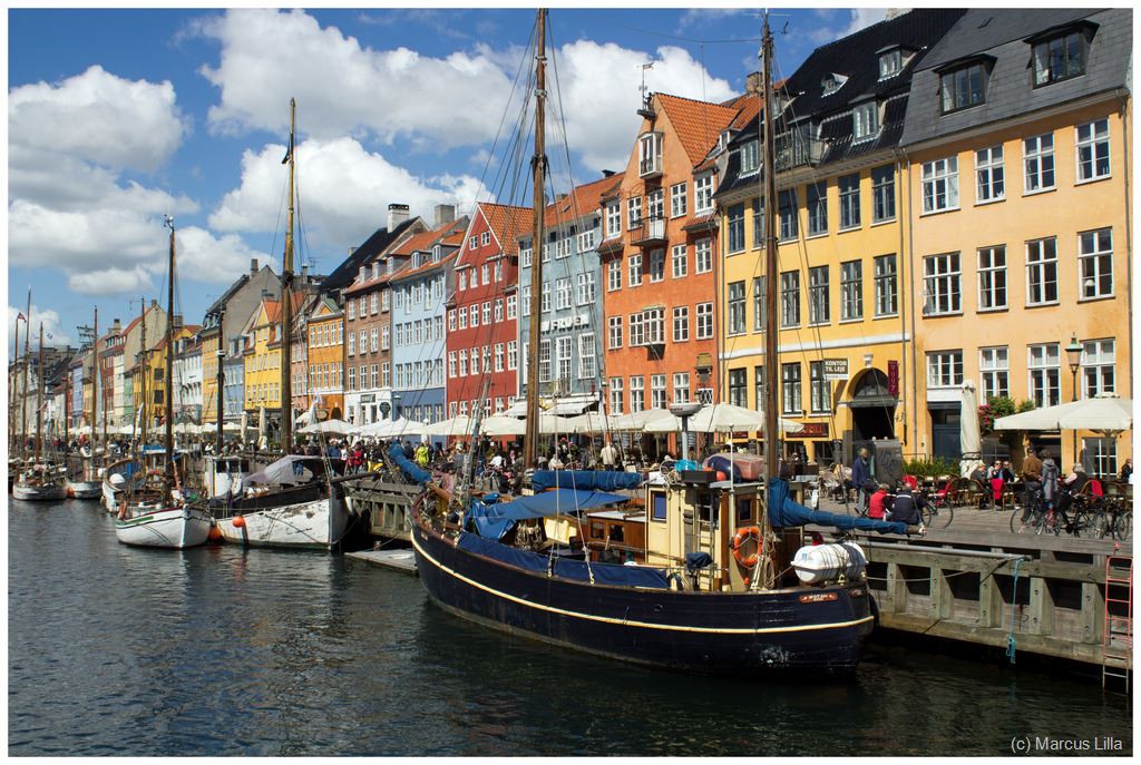 Stadtviertel Nyhavn in Kopenhagen