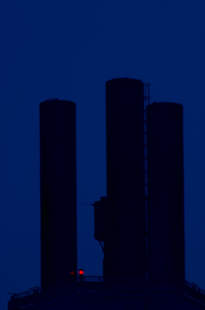 Stadtwerkturm zur blauen Stunde