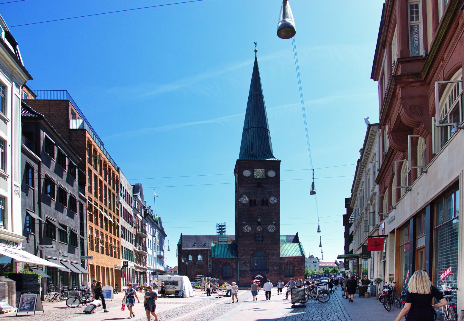 Stadtzentrum mit Dom zu Aarhus