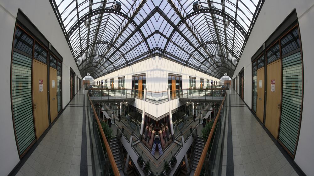 Stadtzentrum-Spiegelei