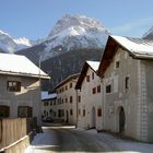 Städtchen Scuol (Schuls) Engadin, Graubünden