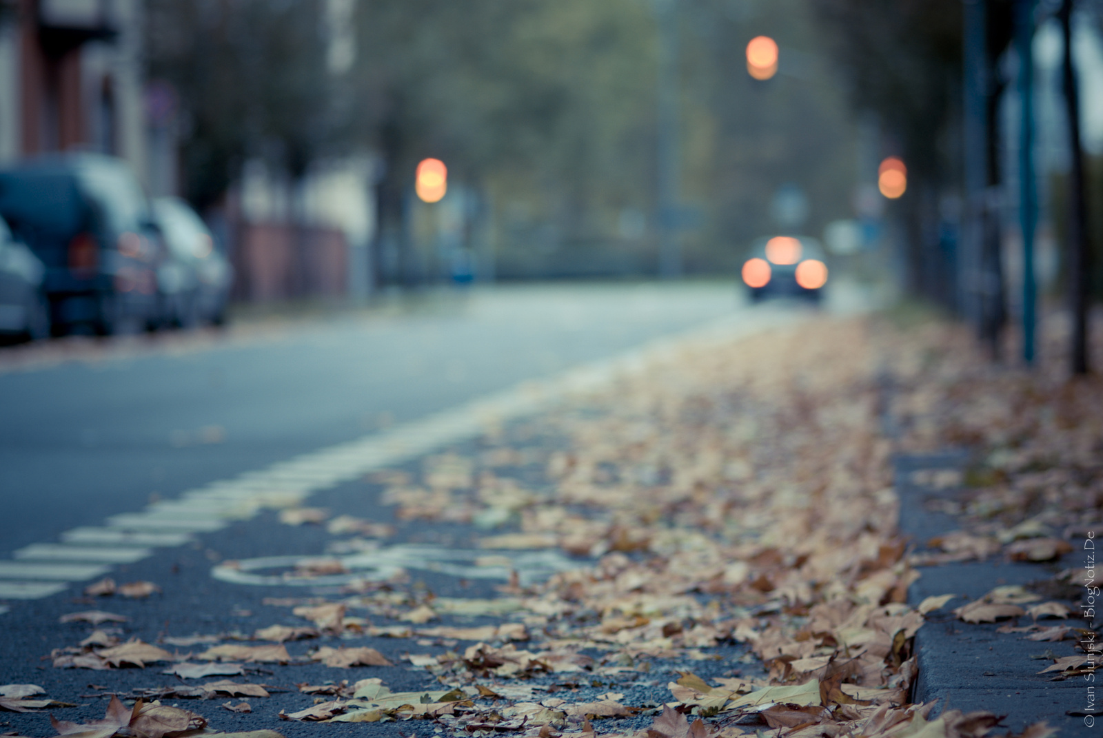 städtischer Herbst