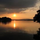 Staffelsee bei Sonnenuntergang