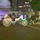 Stage Coach in Indianapolis by night