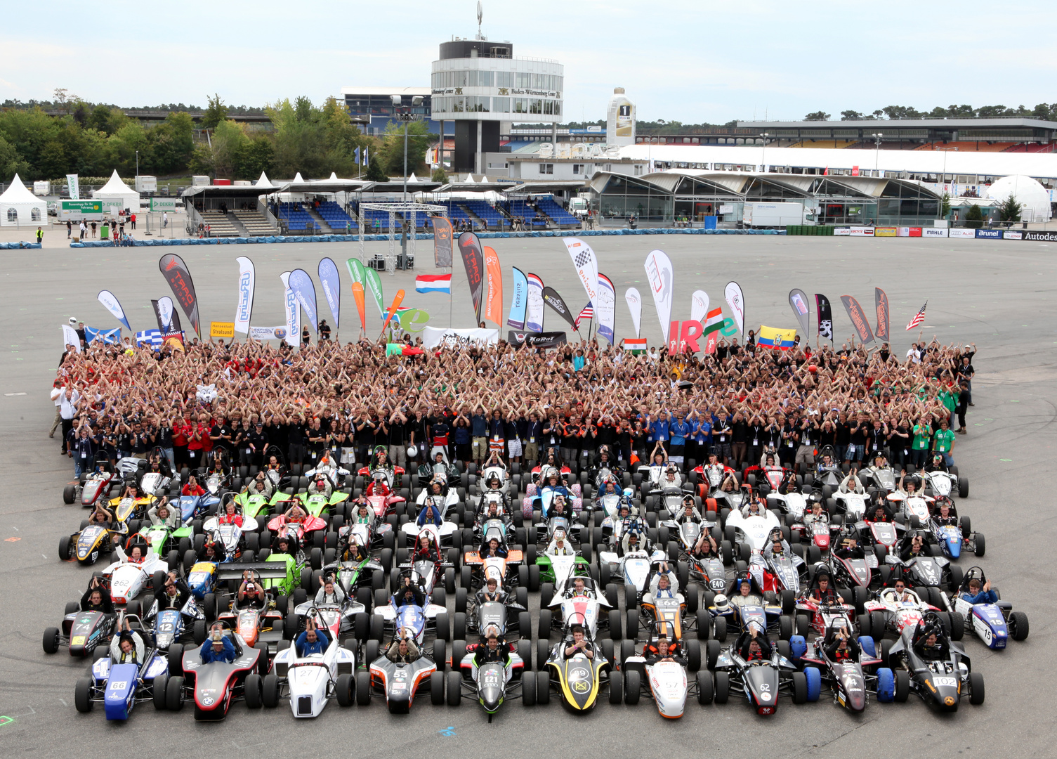 Staging Formula Student Germany 2011---FSG Pierre Buck