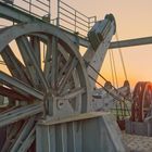 Stahl im Feuer des Abendrot