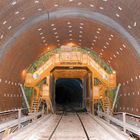Stahlbewehrung im Tunnel