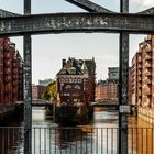 Stahlträger der Poggenmühlenbrücke