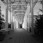 Stahltunnel in Black/White - München