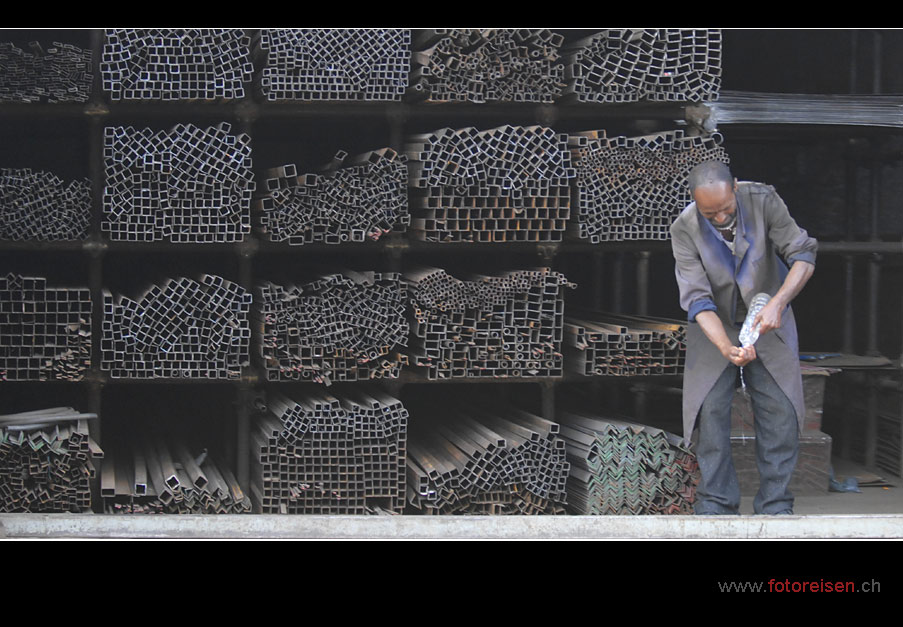 Stahlverkauf in Addis Abeba