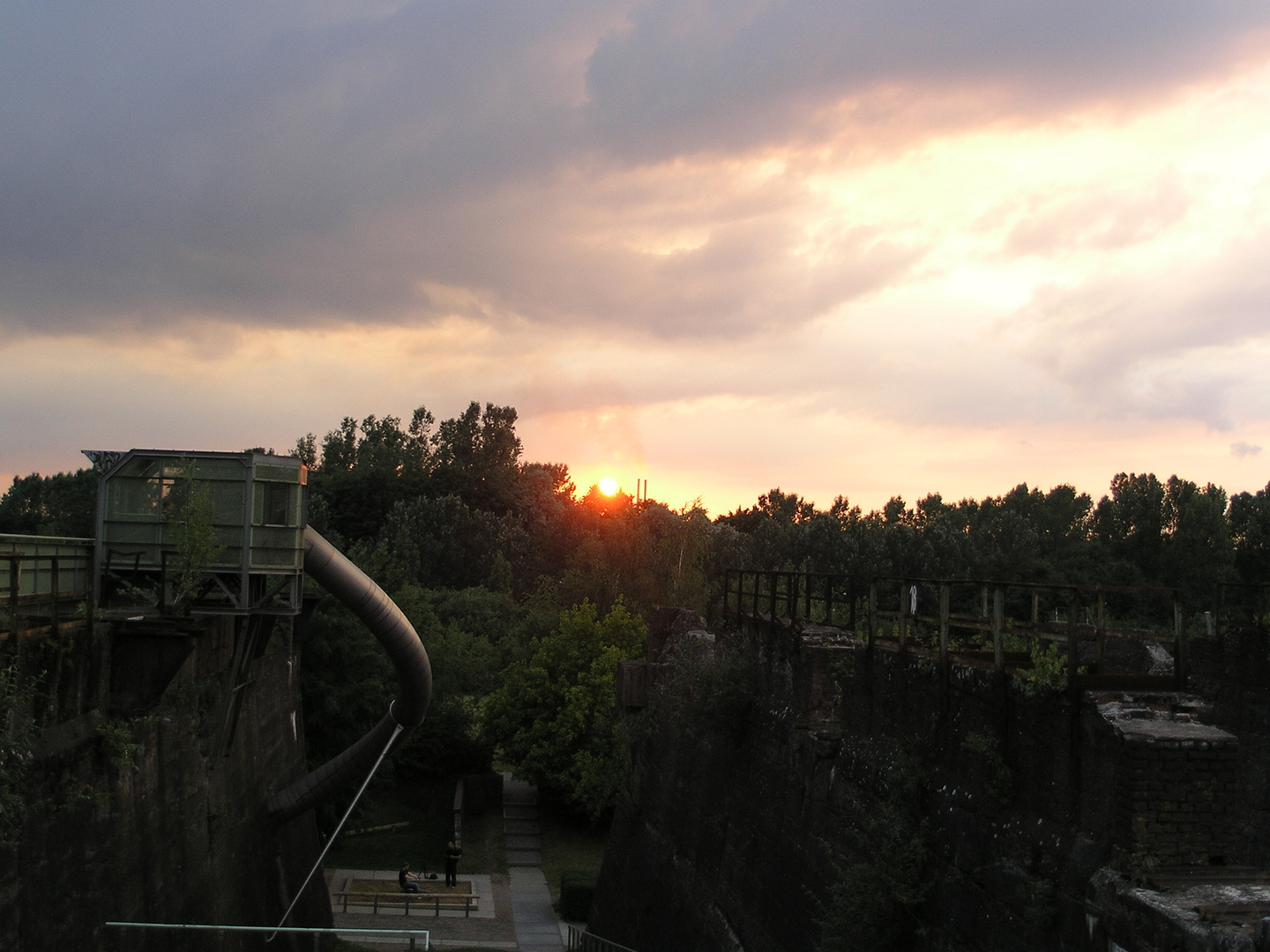 Stahlwerk in Oberhausen (Ehemaliges Kohlebecken)