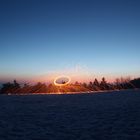 Stahlwolle Sonnenaufgang Feldberg