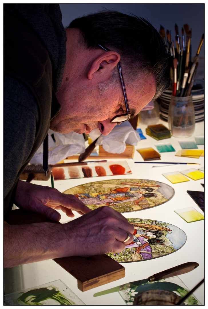 Stained-Glass Artist (Roel Hildebrand, Alkmaar, NL)