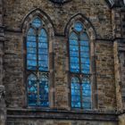 Stained Glass Windows In A Montreal Cathedral