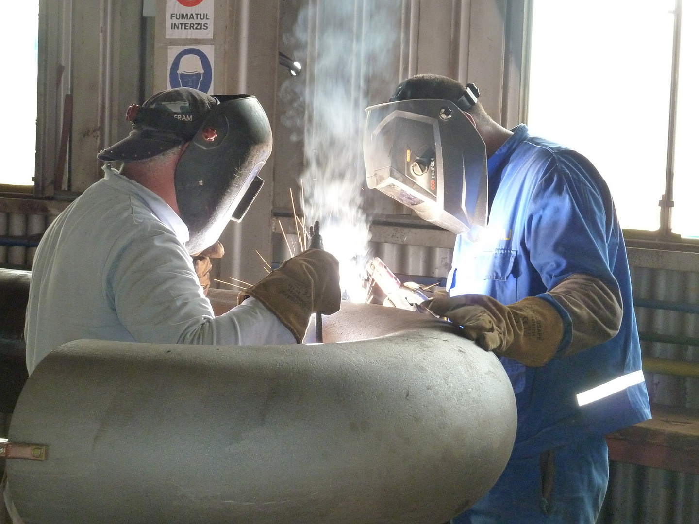 Stainless Steel welding on crude oil pipe