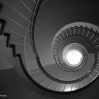 Staircase Munich schwarz-weiss