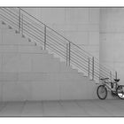 stairs and bike