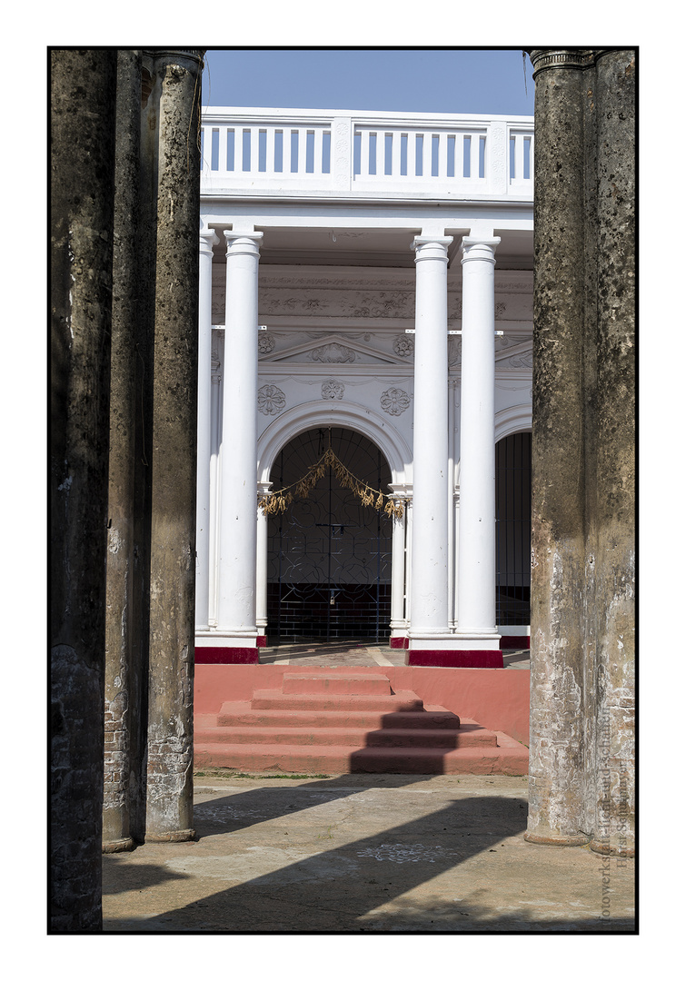 Stairs and columns