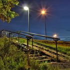 Stairs at night (HDR)