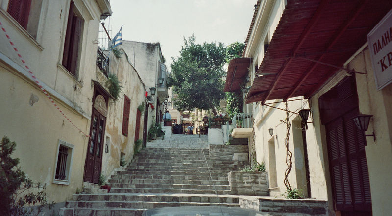 stairs in greece