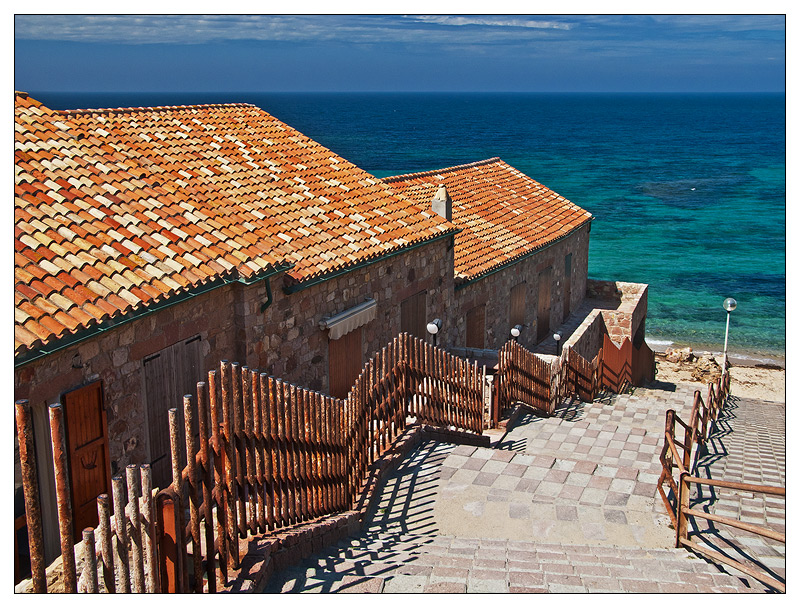 Stairs to the blue