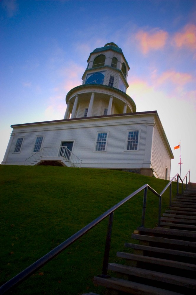 stairs to the clock