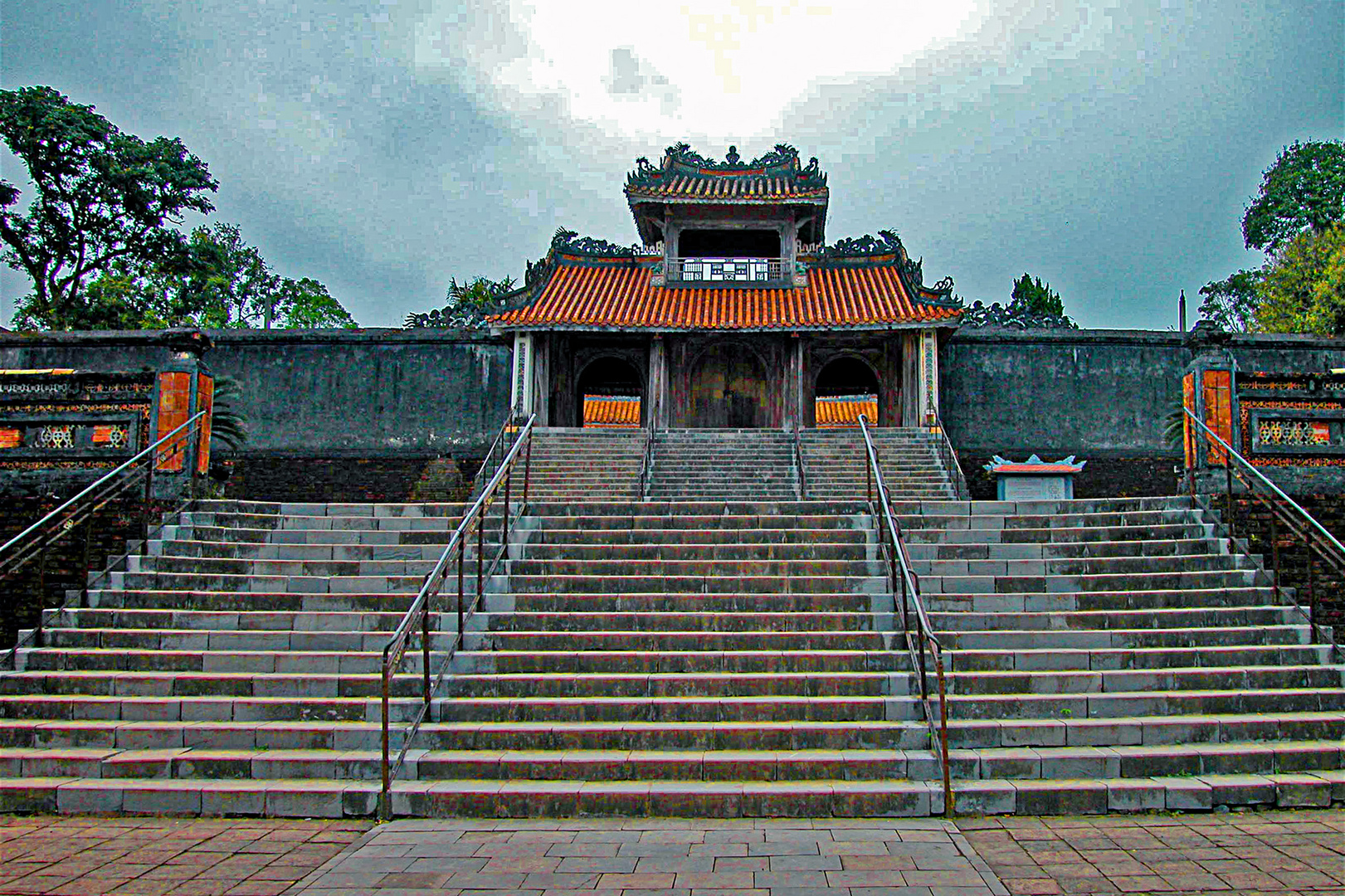 Stairs to the Tu Duc Tomb